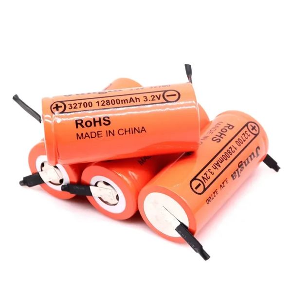 2021 High Capacidade 3,2V 32700 12800mAh LifePO4 Bateria 12.8ah 50a descarga contínua Máxima bateria de alta potência+folhas de níquel