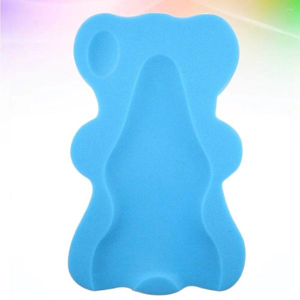 Tappetini da bagno 5 cm comodo tappetino per bambini tappetino da bagno pad spugna spugna non slittamento seduto e sdraiarsi blu cielo