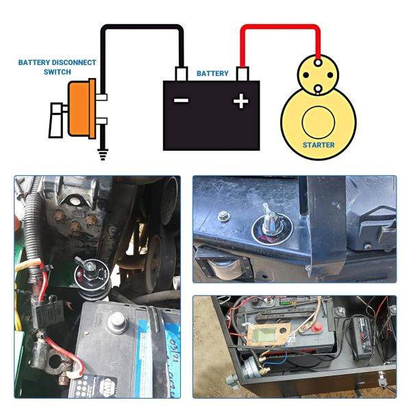 CNSPEED 12V-48V Interruttore a batteria ad alta corrente BRUCIETTORE 250A STUSTENZIONE DI KILL CHILCHI ALTRO CON PANNELLO PER CAR MARINE MARINE