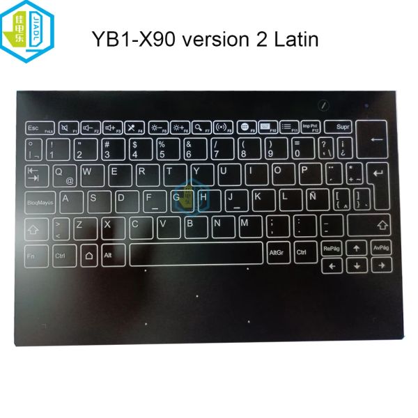 Klavyeler Latin Fit Lenovo Yoga Kitabı YB1X90 YB1X90F YB1X91L YB1X91F SUBE09W01MI01X İspanya SP Klavye Yeni