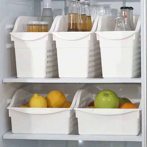 Haushaltsküche Recyclingkorb Kühlschrank Flaschen Sortierbox Gemüse Behälter Badezimmer Unordnung Behälter 1pcs