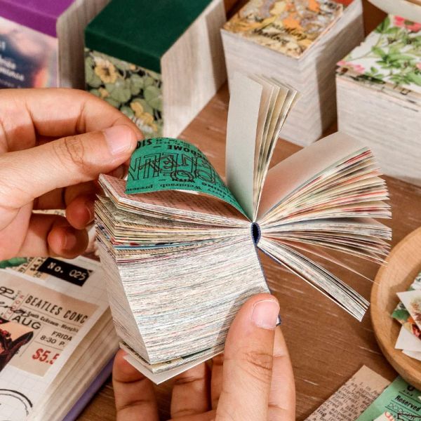 400 PCS Önemli Dergi Vintage DIY Materyal Kağıt Günlüklendirme Malzemeleri Dekoratif El Sanatları Kağıtları Diy Scrapbooking Planlayıcı Kart Mektubu