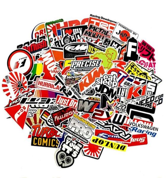 100 PCSLOT JDM Decal de adesivos legais sexy para skate Pad Pad Bicycle Helmet Guitar Guitar