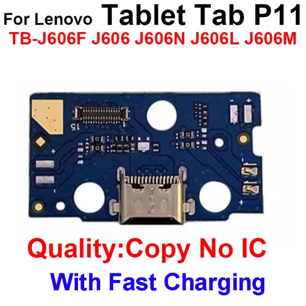 Lenovo Tablet sekmesi için P11 TB-J606F J606 J606N J606L J606M USB Şarj Dock Tour USB Şarj Cihazı Bağlantı Portu Konektörü Onarım Parçaları