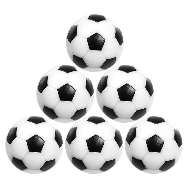 6 PCs Small Soccer Ball Ball Kids Mini Balls Table Futebol Toys O substituto do presente