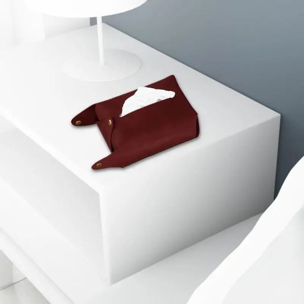 Hang Toilettenpapierhalter Auto Rücksitz Kopfstütze Hänge Tissue-Boxen Dual-Use-Rollpapierbehälter Gewebekoffer Abdeckung mit