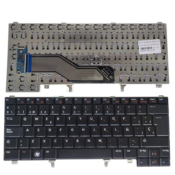 Teclados novos teclados francês espanhóis dos EUA uk brasil para dell Latitude E6440 E6420 E6430 E5420M E5420 E5430 E6320 E6220 E6230 SP BR FR FR FR FR