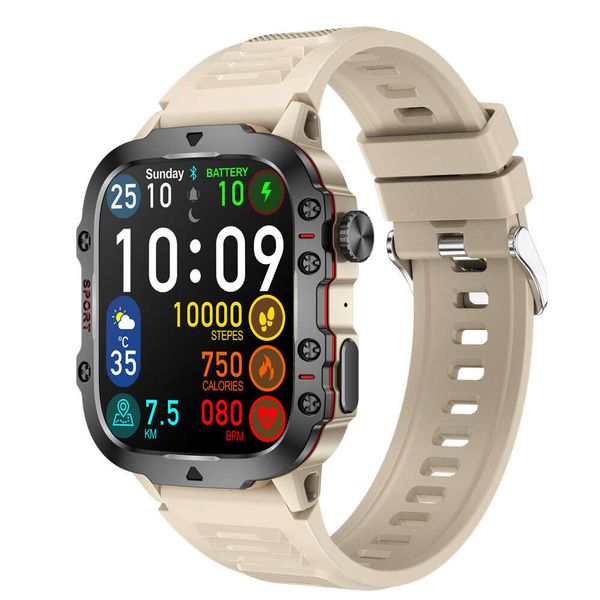 2023 NUOVO QX11 Smart Watch Bluetooth Chiama Bluetooth Frequenza cardiaca Temperatura del monitoraggio di tre sport di difesa all'aperto