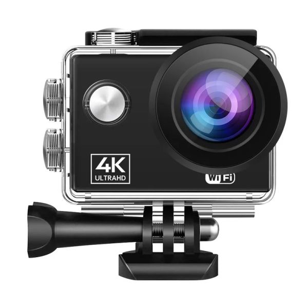 Kameras 4K 60fps Actionkamera EIS Antishake WiFi Fernbedienung Sport DV4K HD -Kamera Outdoor Smart Dash Cam mit Tauchkamera
