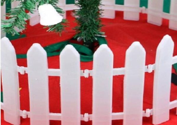 2019 S Christmas Tree Fence Picket Painels Xmas Garden Scencing Lawn Edge Home Yard4853349