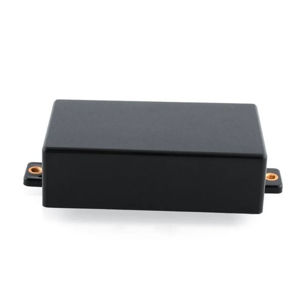 Novo casco de captação de Humbucker de plástico preto selado para peças de guitarra Sq St Guitar