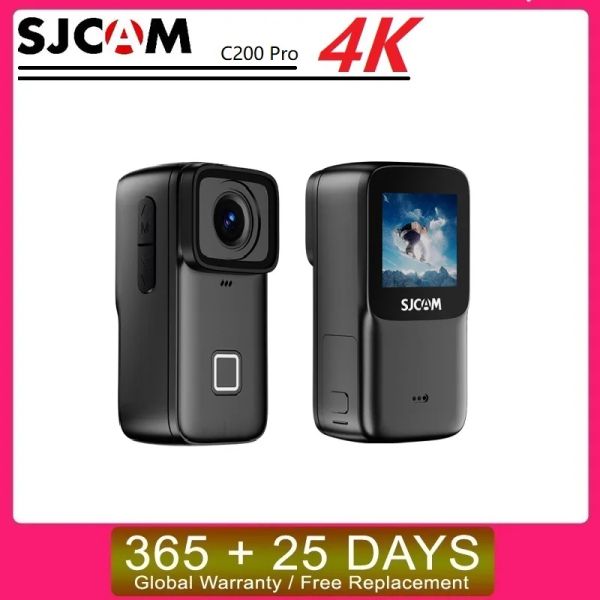 Камеры SJCAM C200 PRO 4K/30FPS Действие камера H.264/H.265 Compression HDR Live Streaming 6axis Gyro Dual -Screen WiFi Удаленный спортивный DV