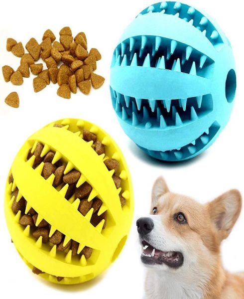 Dog Toys Toys Bolas Dogs Duráveis Puzzle IQ Mastigar para Puppy Pequenos dentes Doggy Limpando mastigação Tramando Treat Dispensing 7C6335291