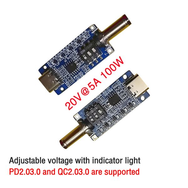 PD/QC DECOY SCHED CARICA FAST 5V/12V/20V/28V Modulo di esca PD PD QC/PD 2.0 3.0 PD3.1 Cavo trigger CC USB Type-C Ingresso