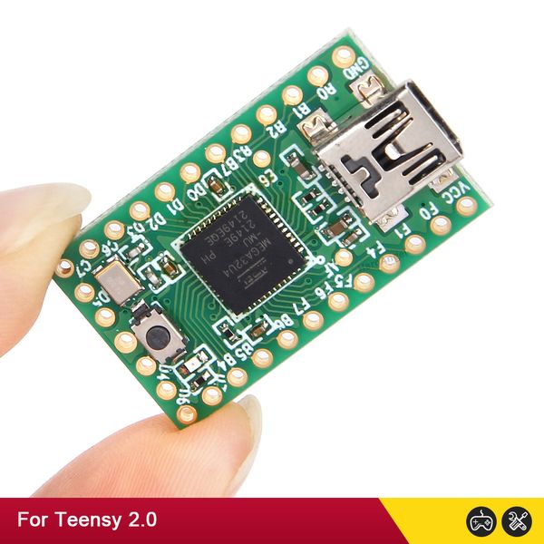 Teensy 2.0 ++ USB AVR Geliştirme Kurulu ISP U Disk Klavye Fare Deney Kurulu AT90USB1286 MEGA32U4 Arduino için