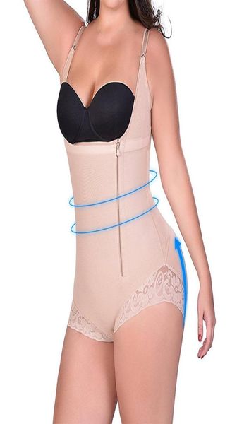 Fajas Redutoras Shaper Body Plus Tamanho Leventa Cola Post Parto Ciúda de Cirurgia Slimming Underbust Corset Butt Bodysuit Z12109400770