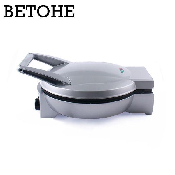 Elektrischer Pfannkuchen -Krepphersteller doppelseitig Heizpizza Pan BBQ Steak Frittingmaschine Grill Backgrill Pfanne