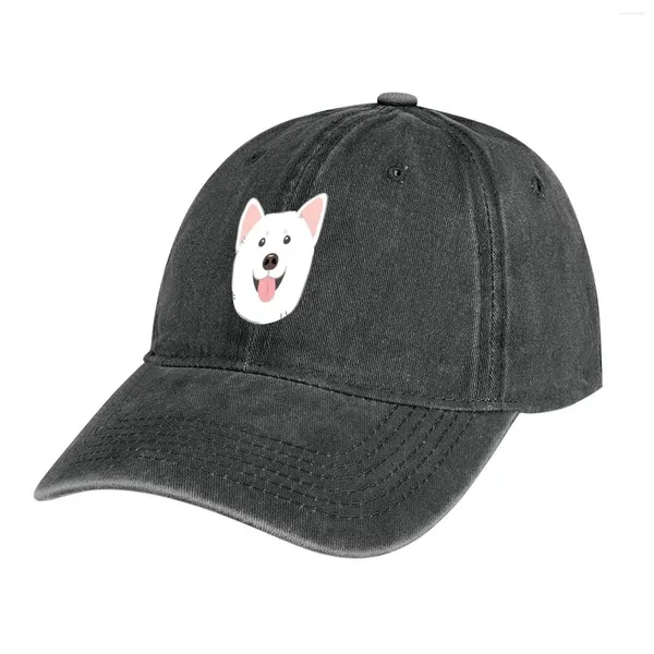 Berretti bianchi coreano dog jindo ciliegia blossom cappello da cowboy nero di lusso di lussuoso maschile maschili da donna