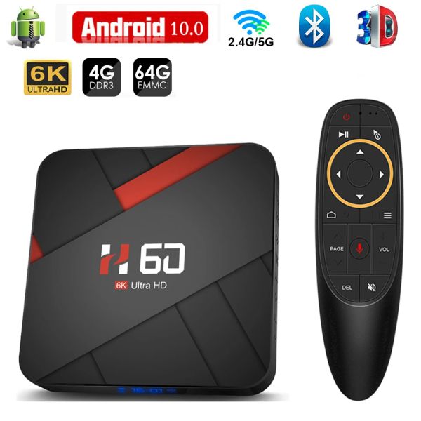 Box 2021 Android TV Box Android 10 4 GB 64 GB 32 GB 6K 3D Video H.265 Smart TV -Box Media Player 2.4G 5GHz WiFi Bluetooth Set Top Box