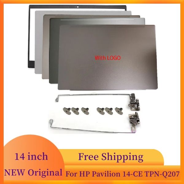 Frames novos para HP Pavilion 14CE Série Laptop LCD Tampa traseira/moldura frontal/Hinges/Palmrest Backlit Keyboard L19174001 L19181001