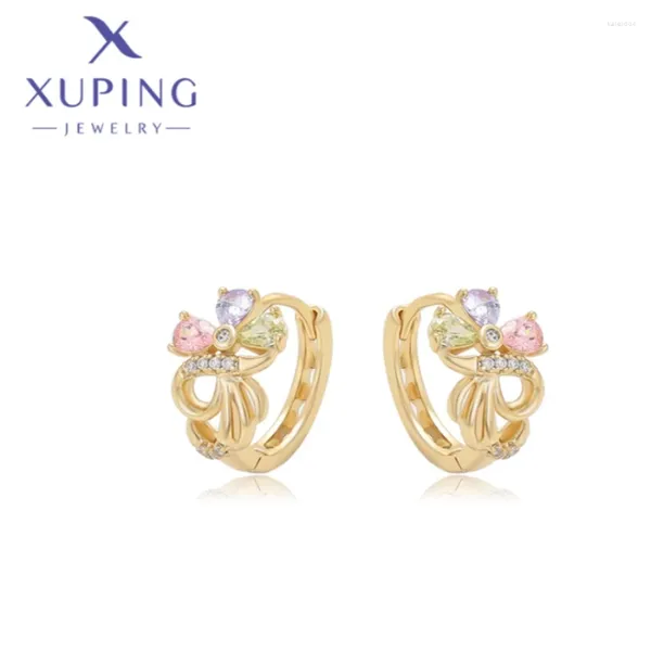 Серьги обруча xuping jewelry prets fashion circle form