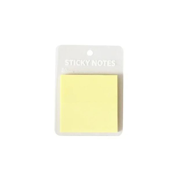 50 PCs/Pack Feste Farbe Sticky Notes Memo Pad Diary Stationery Flohes Scrapbook Dekorative transparente n -mal klebrig