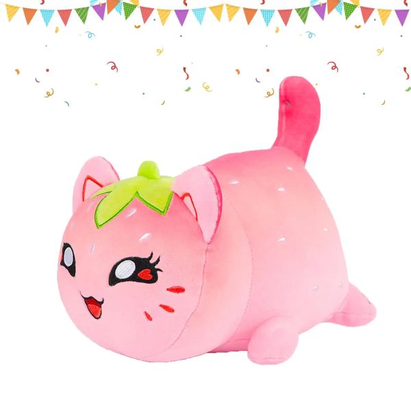 25 см Новая милая кошачья подушка плюшевая кукла Unicorn Cat Doll мягкая подушка игрушки кошки плюши мягкие чучела животных детей подарки на день рождения подарок