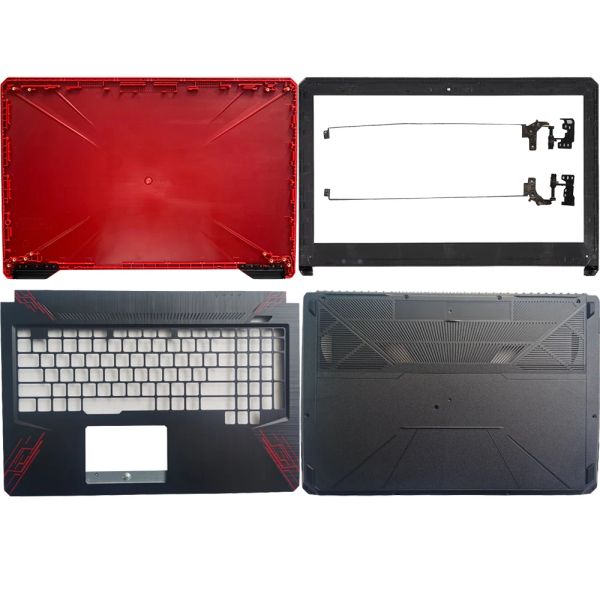 Tampa nova para asus fx80 fx80g fx80gd fx504 fx504g fx504gd fx504gm laptop tampa traseira lcd/moldura frontal/palmrest/base de base inferior