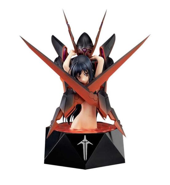 Acel World Kuroyukihime Death, abraçando Anime Figura 20cm PVC Ação Figura Modelo de brinquedo Toys Sexy Girl Collection Doll Gift Q0727344989