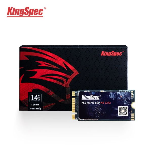 Drives Kingspec M2 SSD 128GB NVME 2242 SSD 256 ГБ M.2 PCIE 512GB M 2 1 ТБ твердотельный диск для ноутбука для ноутбука ThinkPad T480 T470P