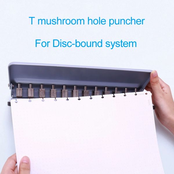 Punch Pilzloch Loch Punch 12 Löcher Puncher Discbound Notebook und Journals Accessoires A4/A5/A6/A7/B5 H Planer Binding Supplies