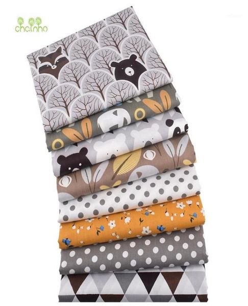 ChainHojungle Animals SeriesPrinsted Twill Cotton Fabric para Diy Quilting Sewing Babychildren SheetpillowmaterialHalf Meter17212052