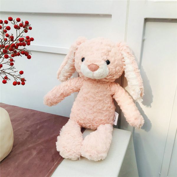 38 cm super weiche lange Beine Baby Geschenke Spielzeug rosa weiße Kaninchen Teddybären Hund Schafe Elefant gefüllte Tiere Puppe für Kinder