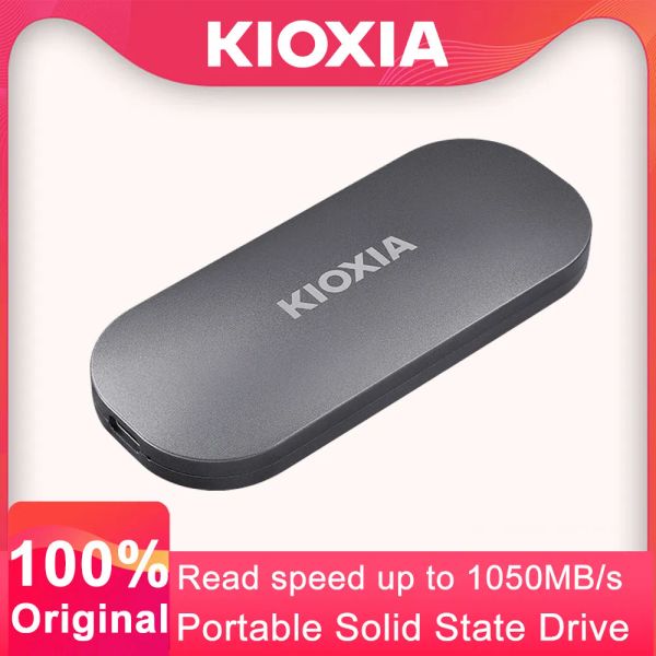 Приводит в движение Kioxia XD10 Portable SSD 1TB 2TB Внешнее твердое состояние диско DIRO DURO EXTERO TIPEC NVME USB3.2GEN2 SSD, совместимое с ноутбуком, для ноутбука