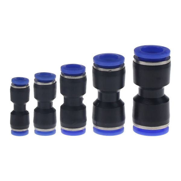 100/50pcs pu l tipo 90 graus 2way Tubs conector de tubo pneumático plástico 4 mm 6mm 8mm Staght Push em acessórios de trava de deslizamento rápido