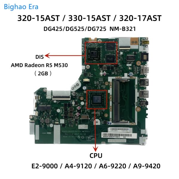 Motherboard NMB321 für Lenovo 32015ast 33015ast 32017ast Laptop Motherboard mit AMD E29000 A4 A6 A99420 CPU DDR4 R5 M530 2 GBGPU