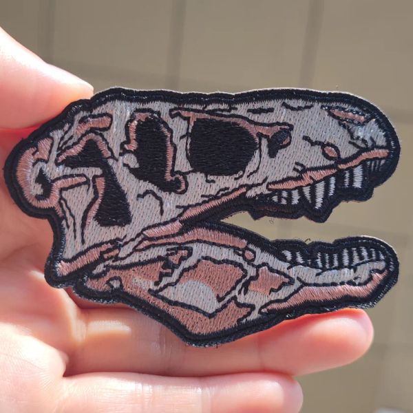 Tyrannosaurus rex bombeiro panda patches bordando heróis de pessoas crachadas táticas de animais para roupas de mochila Apliques