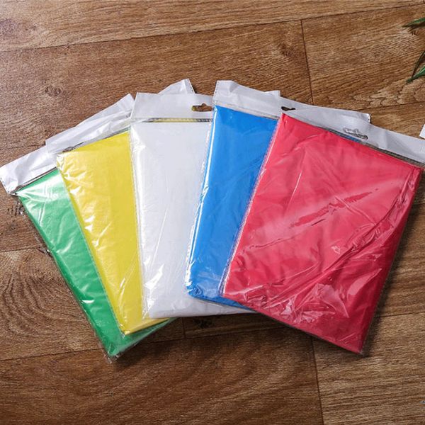 Per bambini impermeabile per adulti in PVC motociclista trasparente in bicicletta Siamese Poncho usa e getta portatile