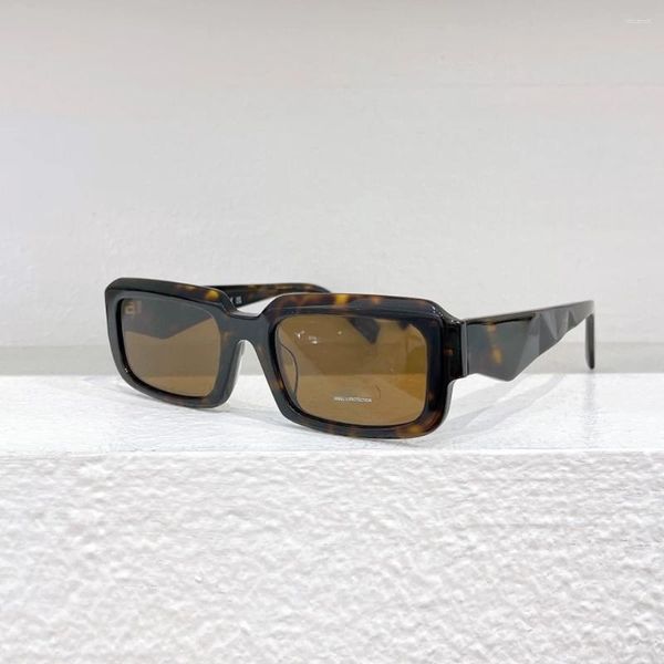 Sonnenbrille pr OPR 27ZS Rechteck Acetat Top -Qualität Männer Handgefertigte Frauen im Freien Retro Mode Design Brille
