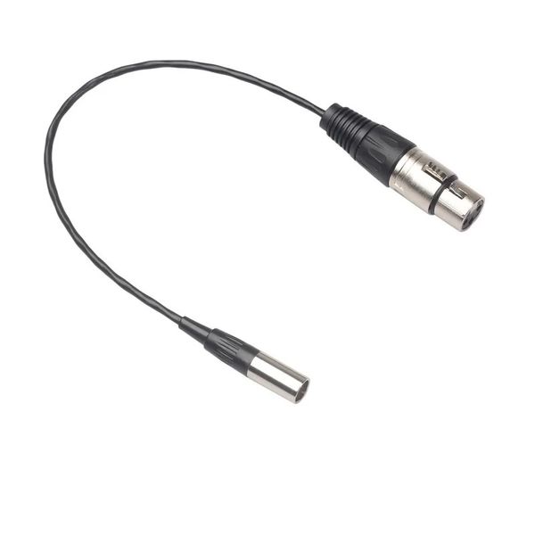 0,3-3m mini xlr 3 pinos macho a 3 pinos Video Cable masculino/fêmea para Blackmagic Pocket Cinema 4K Camera Audio Line