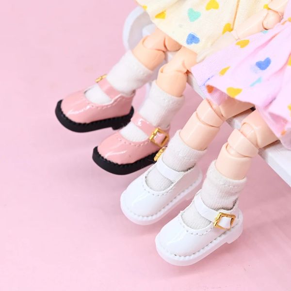 Симпатичные туфли Sandals Dolls Counts Toe Thoe для OB11, OBITSU11, DOD, GSC Clay Colls и 1/12 BJD Colls Accessories 2,5*1,1см