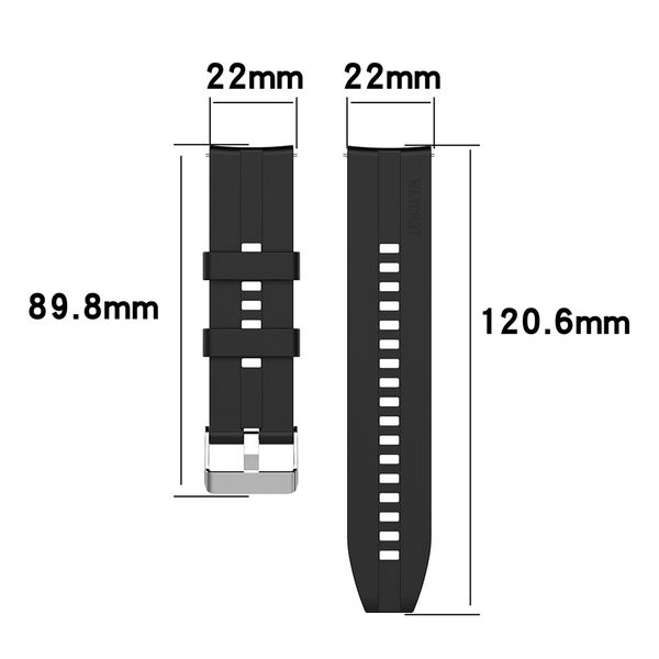 Stilicone della fascia di orologi Sport Universal Sport Smart Bande Sostituzione per Huami Amazfit GTR 2E/GTR 2/GTR 47mm/Pace/Stratos/2 Stratos