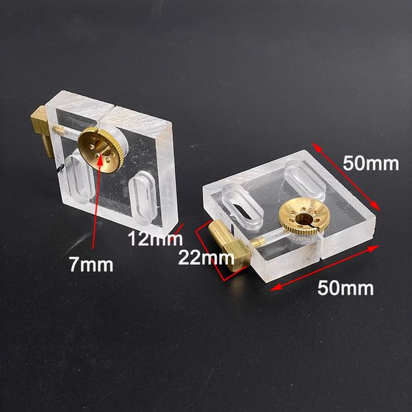 EDM -Teile Wasserstrahlkühlplatte 50*50*7 mm Loch für CNC -Drahtschneidemaschine