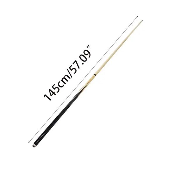 E9LE 2 PCs 145 cm/57 Zoll Amerikaner Snooker Holzpool -Cue -Versammlung Kinder Erwachsene Haus Billardsübung Unterhaltungswerkzeuge