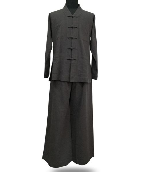 UNISEX AUTUNGWINTER NATURALE RAMIE/LINEN SHAOLIN MONKS KUNG FU SUSSI BUDDHIST MONK MONK UNIFICI