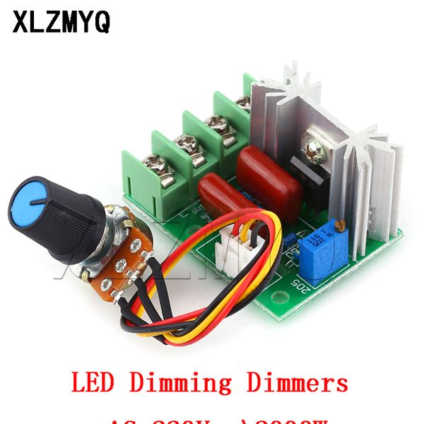 AC 220V 2000W 3800W SCR -Spannungsregler Dimmhimmler Motor Speed Controller Thermostat Elektronisches Spannungsreglermodul