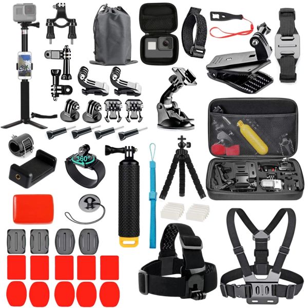 Bags Acessórios para câmeras de ação para a GoPro Hero 9 8 7 5 4 Para DJI OSMO Ação Backpack Cup para Capace