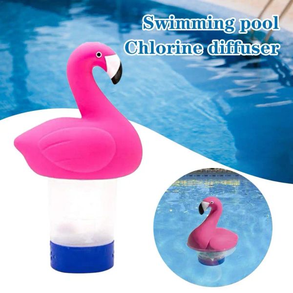 Schwimmbad Tier schwimmender Chlorspender Schöner Entendiffusor Chlorspender Pool Reinigung Poolzubehör Zubehör