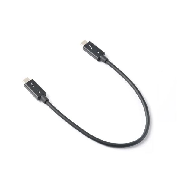 Hubs Intel Certified Thunderbolt 3.0 Cable, USBC 100W Зарядка 40 Гбит / с данных переноса данных для привода SSD, монитор 1 фута 30 см 1 м 80 см 20 см.