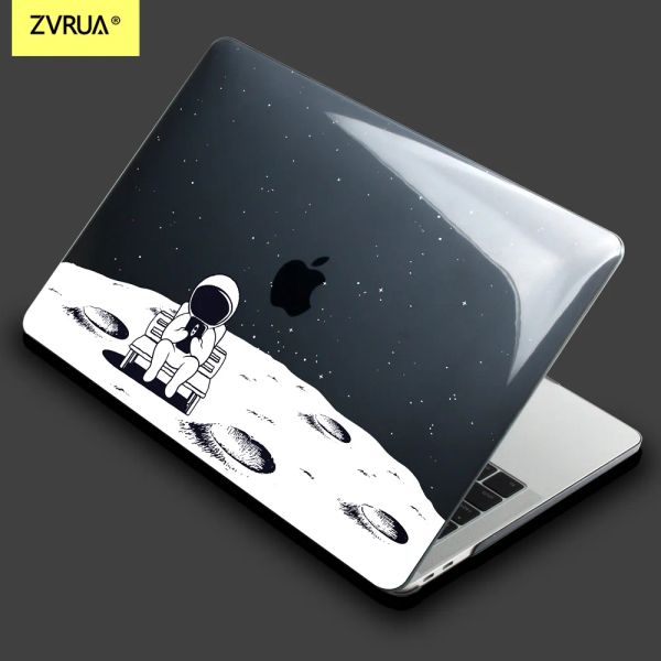 Casi 3D Spazio di stampa Custodia per Apple MacBook Air 13.3 Retina 12 13 15 Mac Pro 14 16 A2442 A2141 A2485 2021 Copertina per tastiera della barra touch